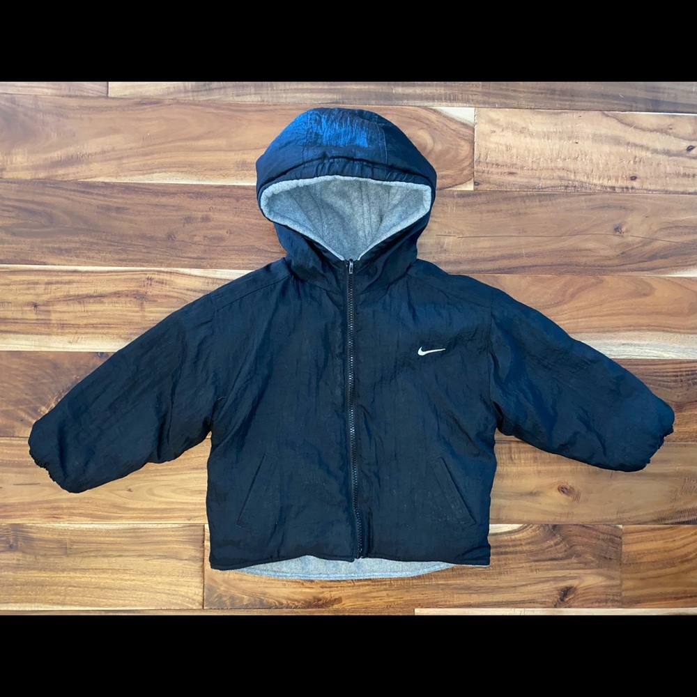 Vintage Nike Reversible Winter Jacket Youth Size 4